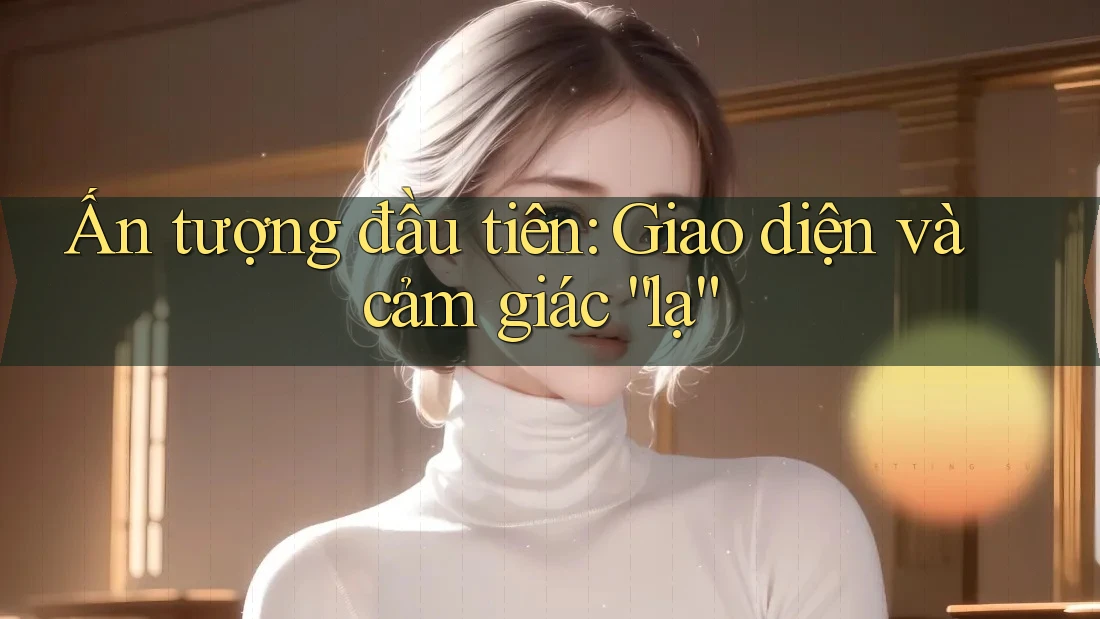 Ấn tượng đầu tiên: giao diện và cảm giác lạ Ấn tượng đầu tiên: giao diện và cảm giác lạ