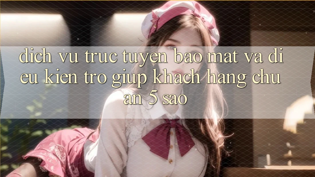 Dịch vụ trực tuyến bảo mật và điều kiện trợ giúp khách hàng chuẩn 5 sao Dịch vụ trực tuyến bảo mật và điều kiện trợ giúp khách hàng chuẩn 5 sao