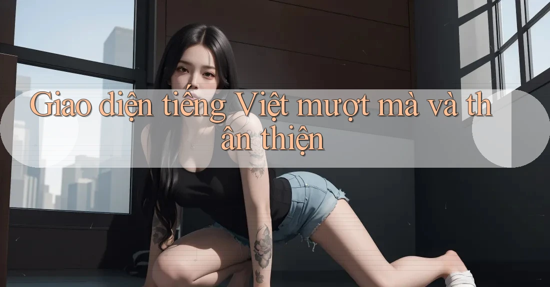 Giao diện tiếng Việt mượt mà và thân thiện Giao diện tiếng Việt mượt mà và thân thiện