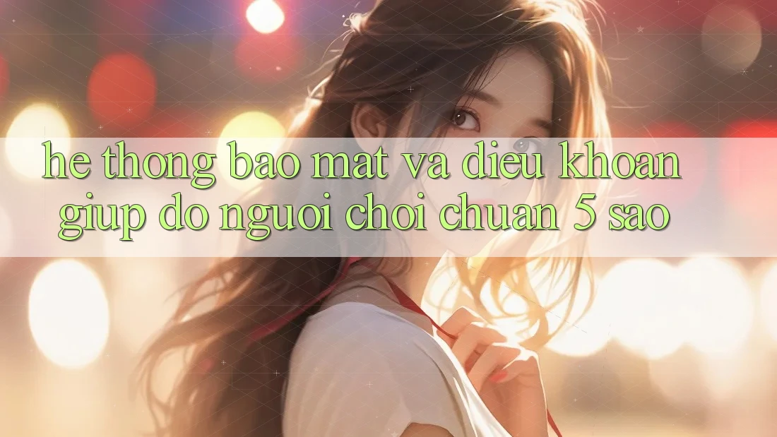 Hệ thống bảo mật và điều khoản giúp đỡ người chơi chuẩn 5 sao Hệ thống bảo mật và điều khoản giúp đỡ người chơi chuẩn 5 sao