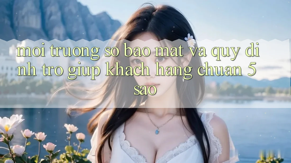 Môi trường số bảo mật và quy định trợ giúp khách hàng chuẩn 5 sao Môi trường số bảo mật và quy định trợ giúp khách hàng chuẩn 5 sao