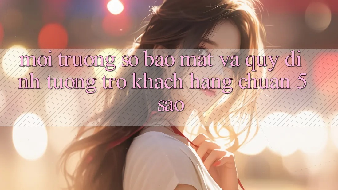 Môi trường số bảo mật và quy định tương trợ khách hàng chuẩn 5 sao Môi trường số bảo mật và quy định tương trợ khách hàng chuẩn 5 sao