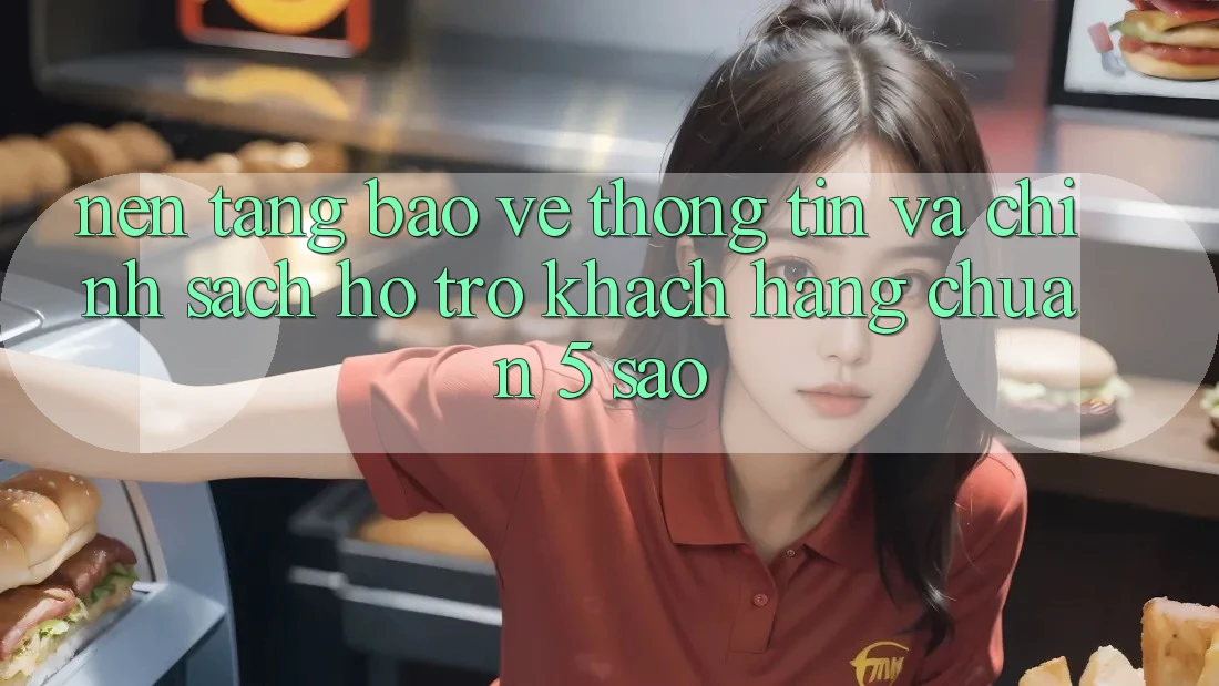 Nền tảng bảo vệ thông tin và chính sách hỗ trợ khách hàng chuẩn 5 sao