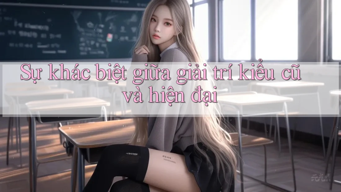 Sự khác biệt giữa giải trí kiểu cũ và hiện đại Sự khác biệt giữa giải trí kiểu cũ và hiện đại