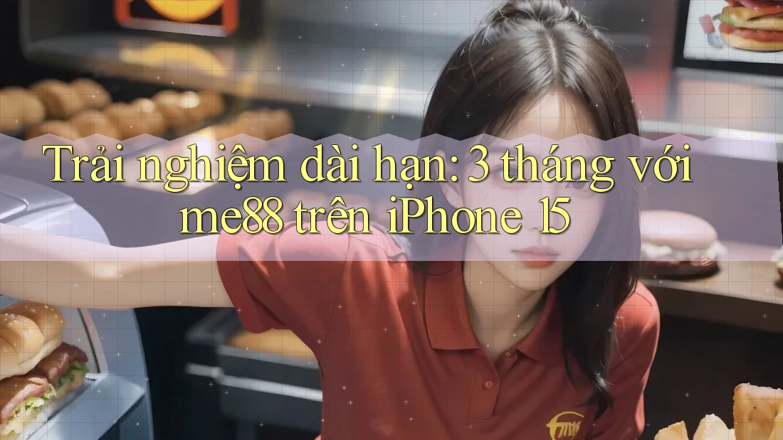 Trải nghiệm dài hạn: 3 tháng với me88 trên iPhone 15 Trải nghiệm dài hạn: 3 tháng với me88 trên iPhone 15