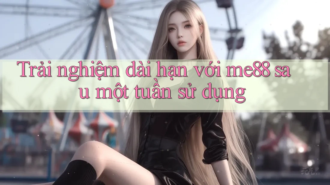 Trải nghiệm dài hạn với me88 sau một tuần sử dụng Trải nghiệm dài hạn với me88 sau một tuần sử dụng